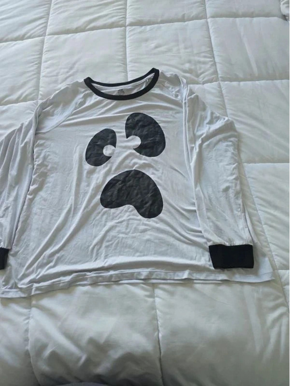 Womans ghost pajama shirt